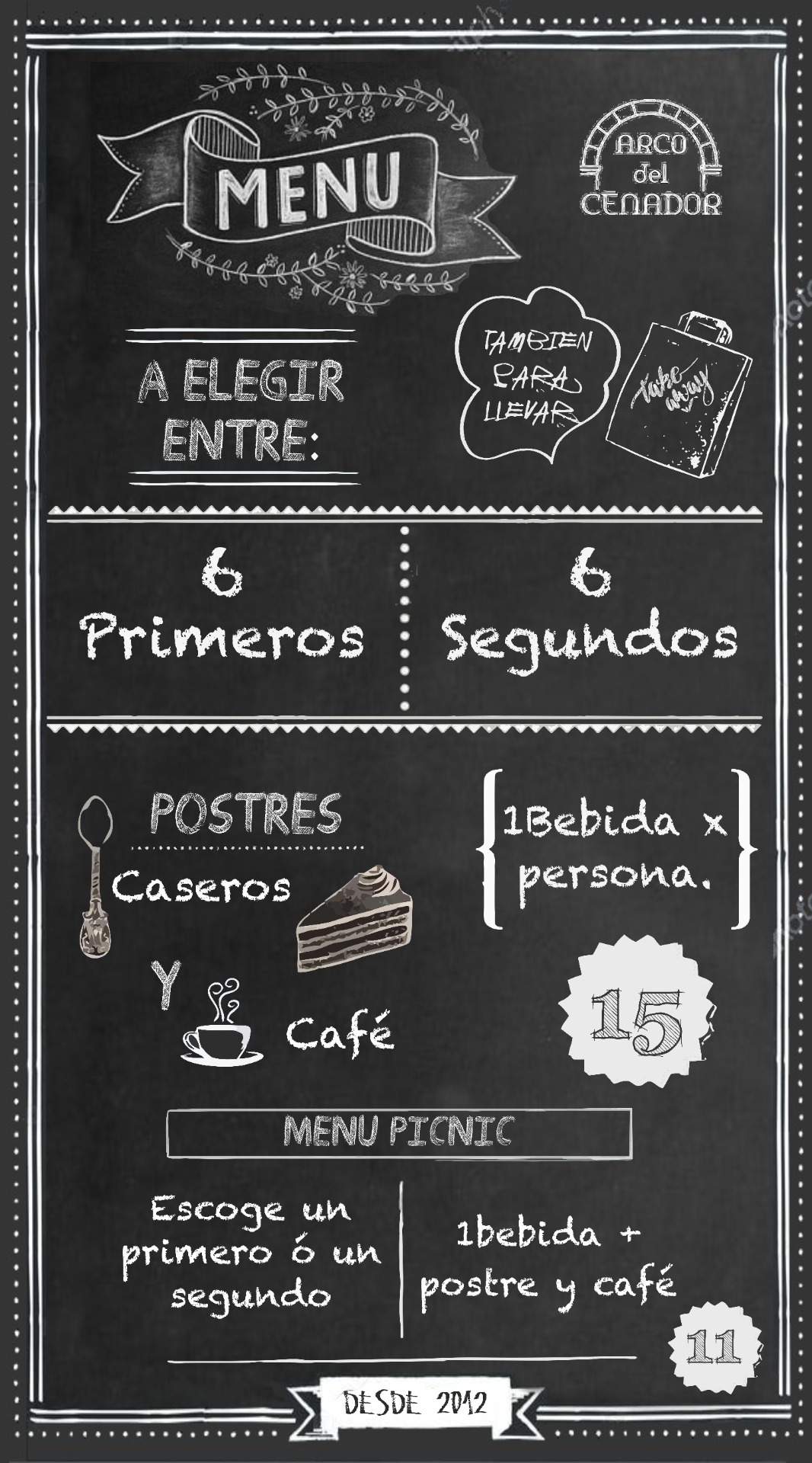 Ejemplo menú diario